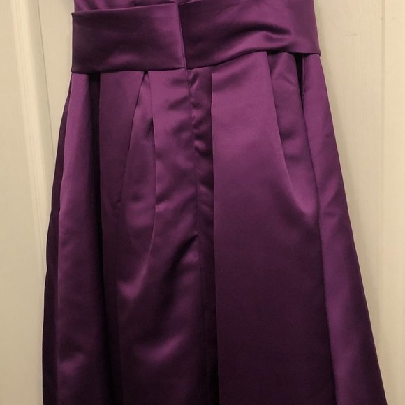 NWOT Strapless Purple Dress with Sweetheart Neckline - Picture 2 of 12